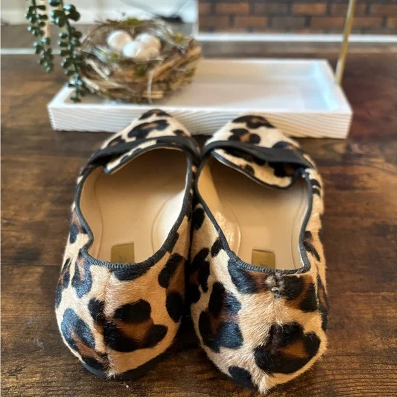 Women's Dee Keller Leopard Print Slip On Loafer Flats Size 38 (US 8) - Picture 6 of 10